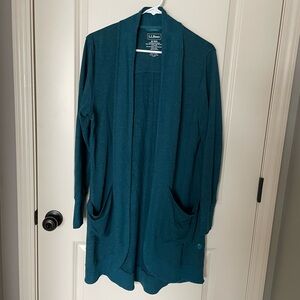 L.L. Bean Women's SoftFlex Long Open Cardigan
